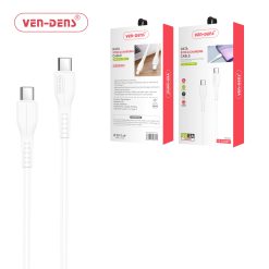 2M Type C to Type C Data Sync Charging Cable - White